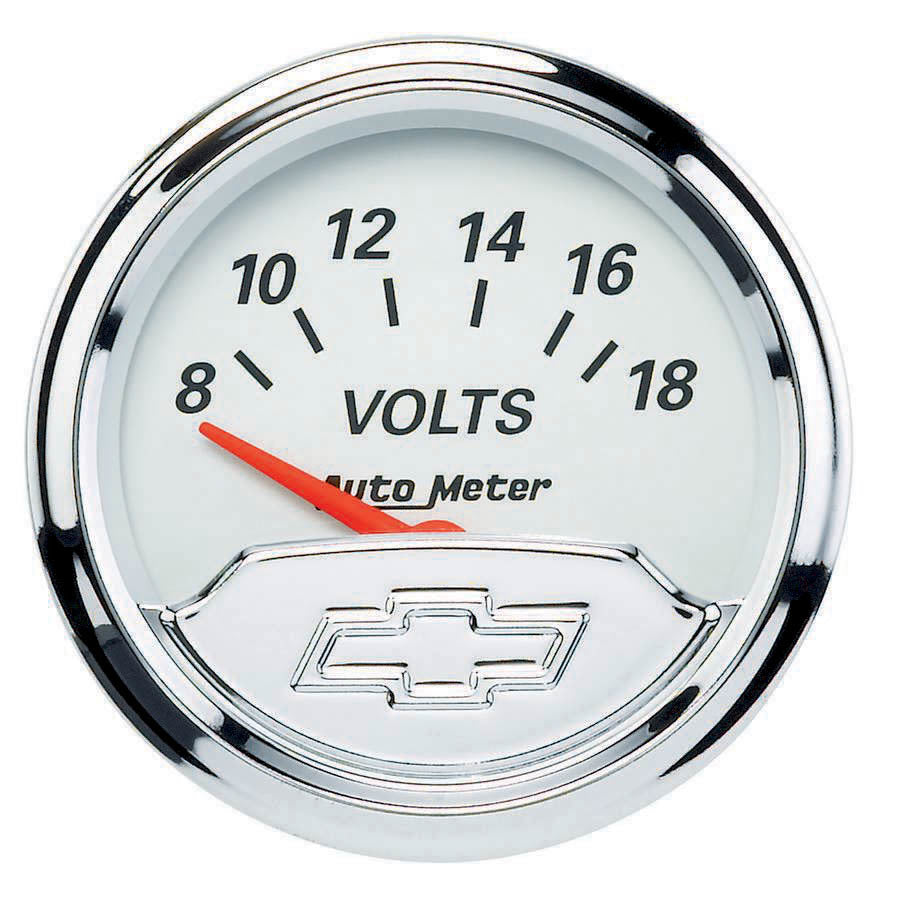 AutoMeter2-1/16 Voltmeter Gauge Chevy Bowtie Series