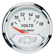 Load image into Gallery viewer, AutoMeter2-1/16 Voltmeter Gauge Chevy Bowtie Series