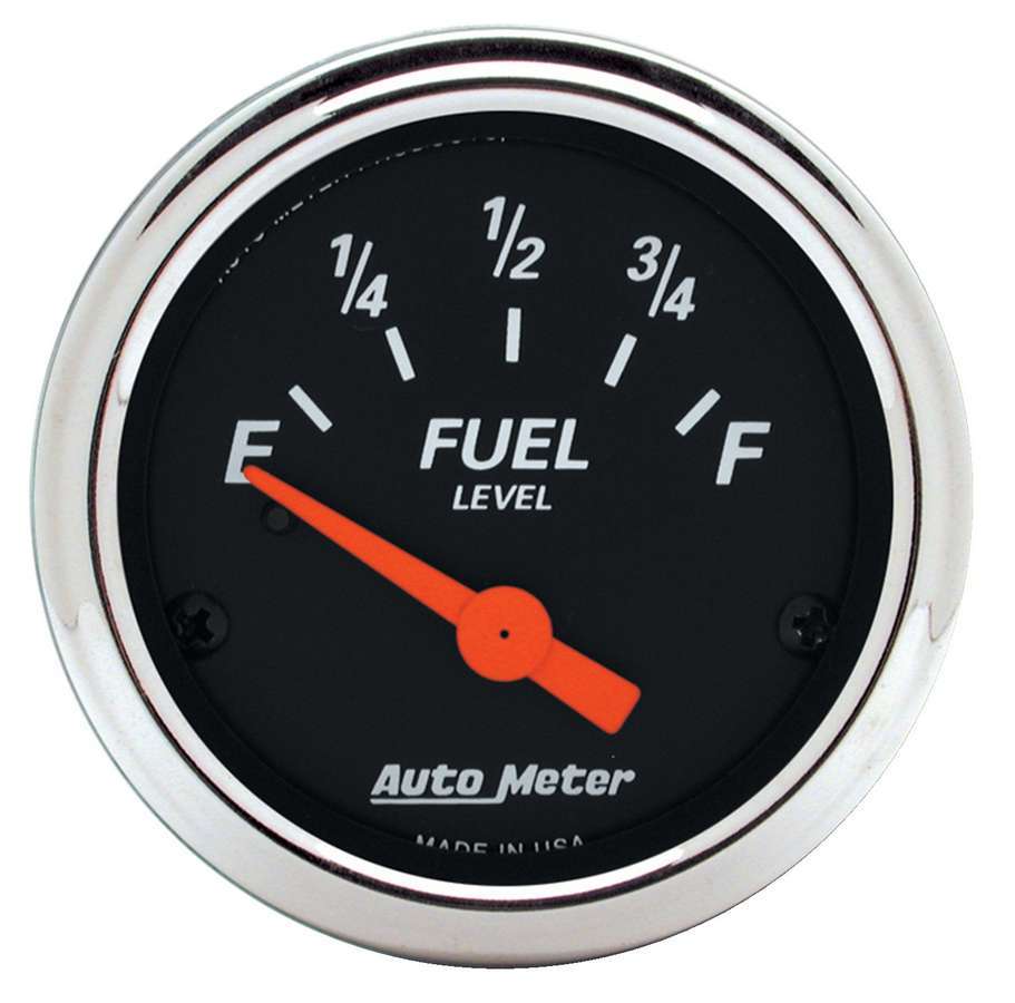 AutoMeter2-1/16 D/B Fuel Level Gauge 0-90 Ohms