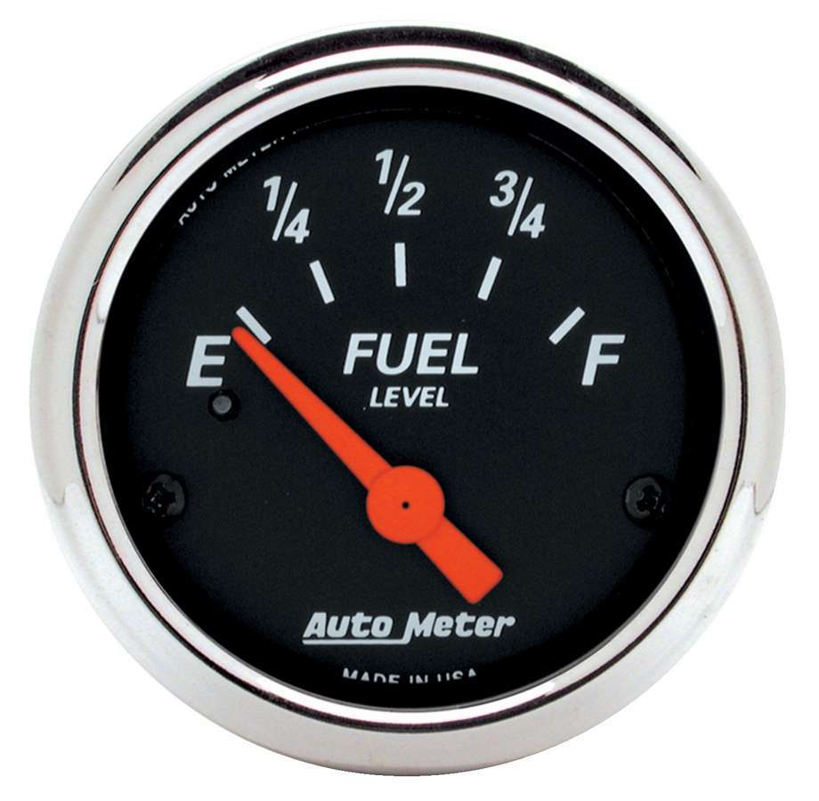 AutoMeter2-1/16 D/B Fuel Level Gauge - 240-33 Ohms