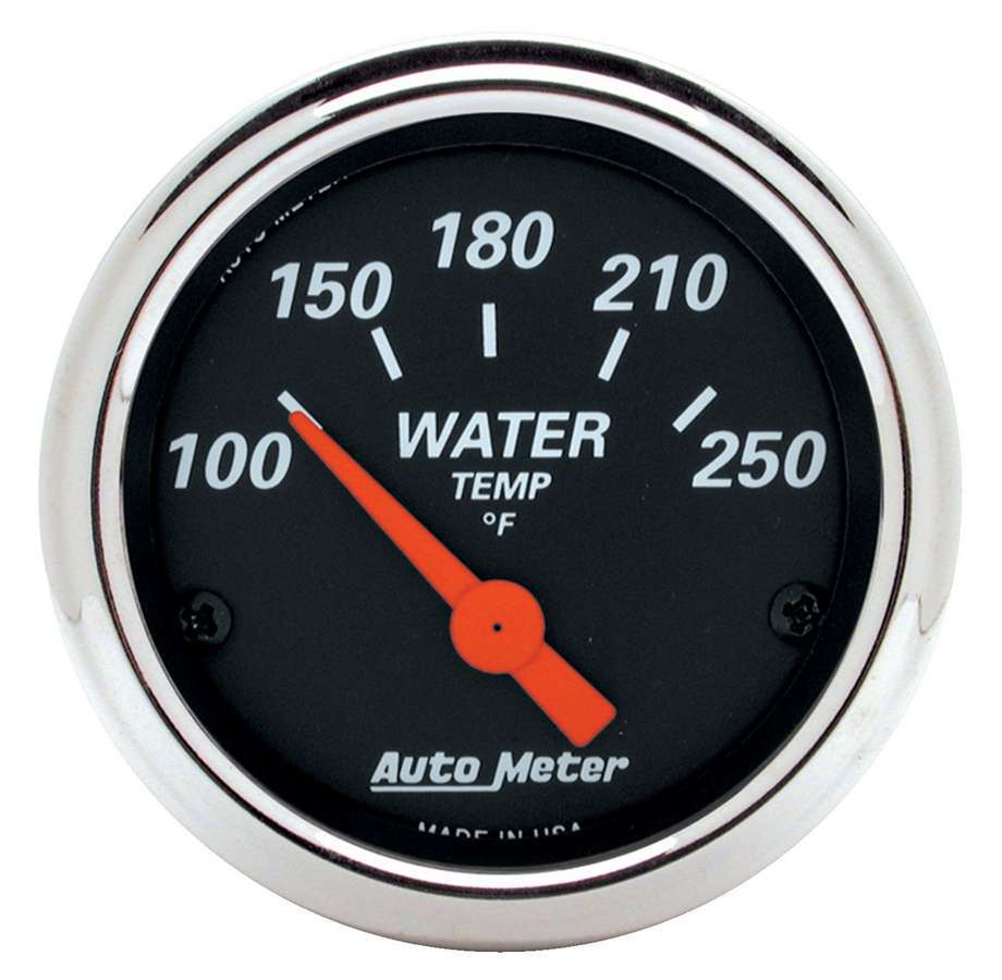 AutoMeter2-1/16 D/B Water Temp Gauge - 100-250 Deg.