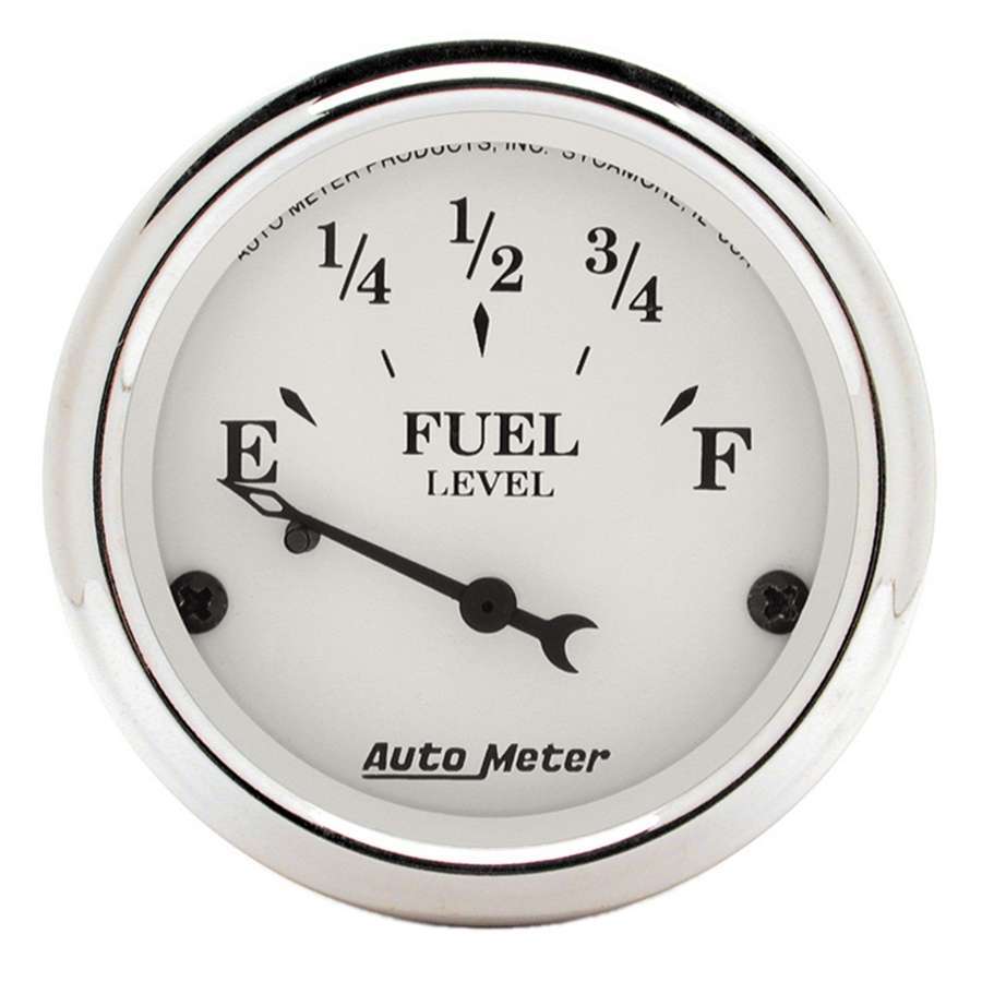 AutoMeterOld Tyme White 2 1/16in Fuel Gauge Ford