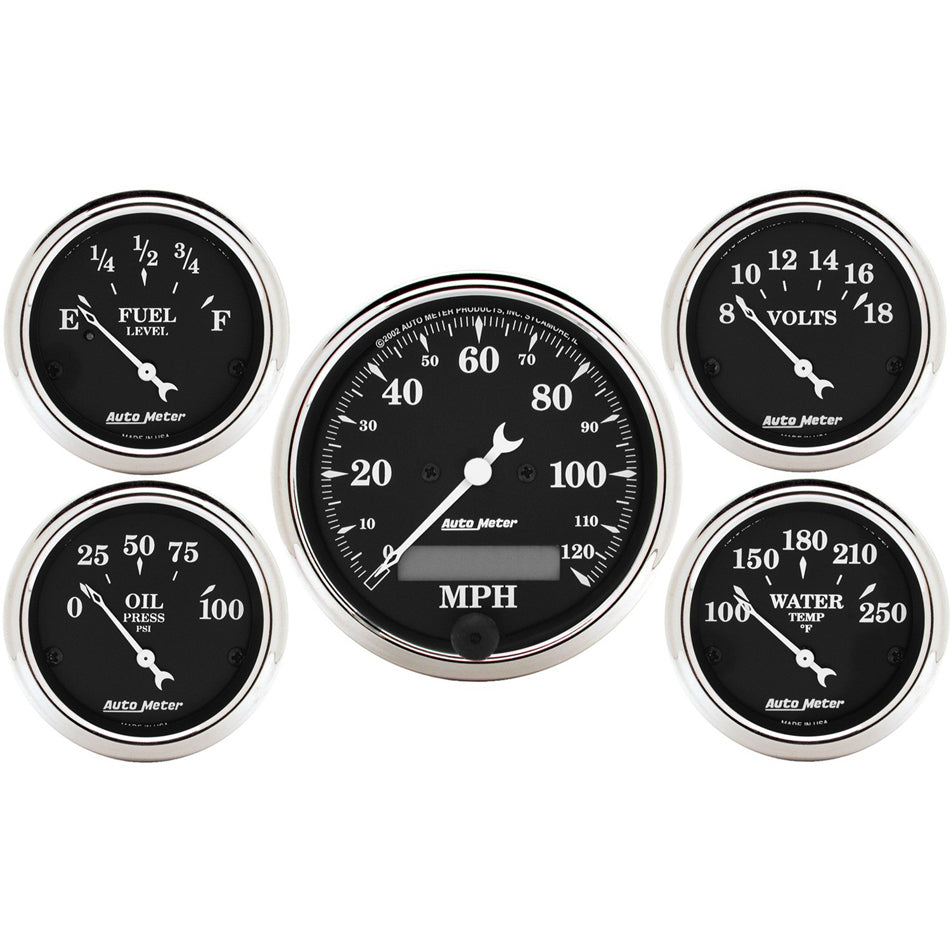 AutoMeterO/T/B 5-Piece Gauge Kit