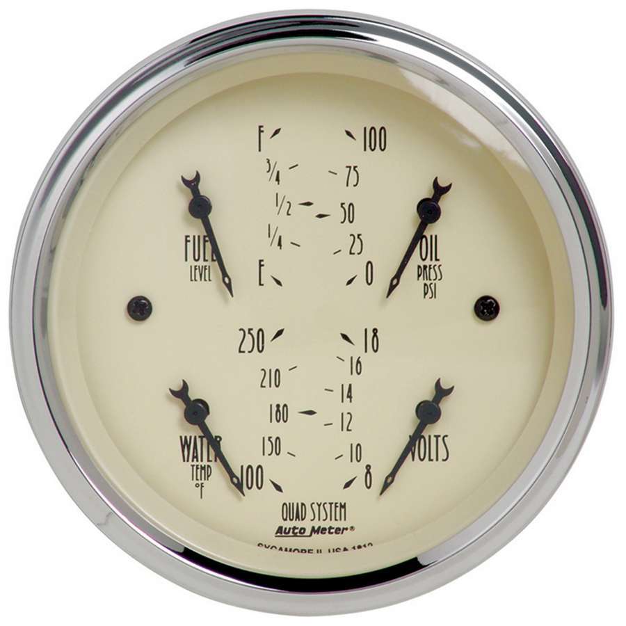 AutoMeter3-3/8in A/B Quad Gauge