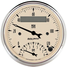 Load image into Gallery viewer, AutoMeter3-3/8in A/B Tach/Speedo Combo