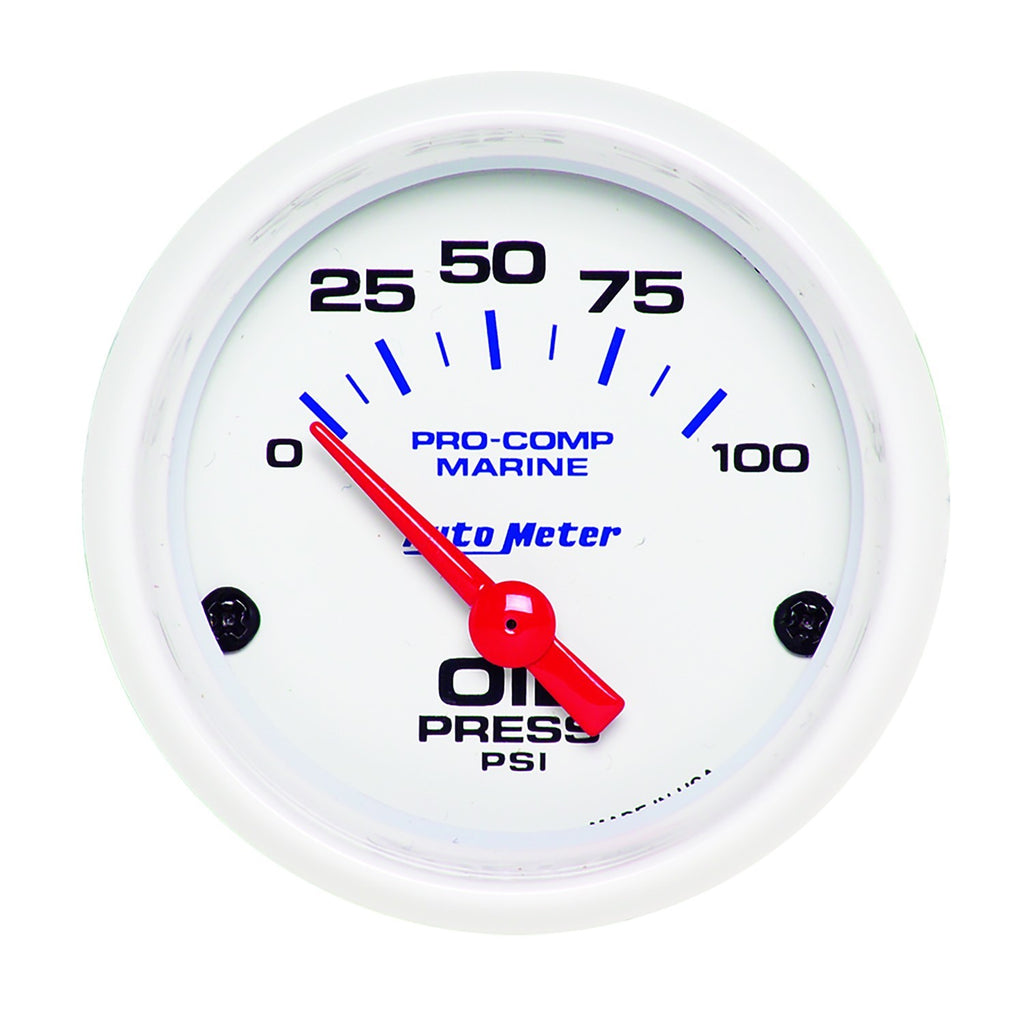 AutoMeter2-1/16 Oil Pressure Gauge 0-100 PSI