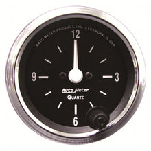 Load image into Gallery viewer, AutoMeter2-1/16 12-Volt Electric Clock - Black