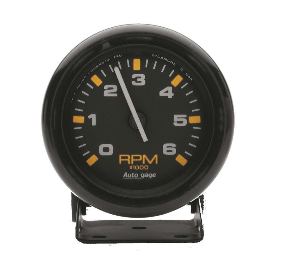 AutoMeterBlack Mini-Tach 6 000 Rp