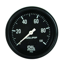 Load image into Gallery viewer, AutoMeter0-100 Oil Pressure A/Gag