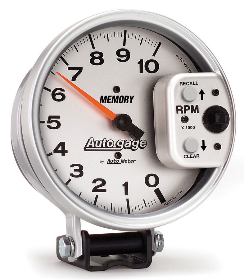 AutoMeter5in Auto Gage Monster Tach Silver