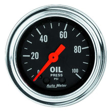 Load image into Gallery viewer, AutoMeter0-100 Oil Pressure Gauge