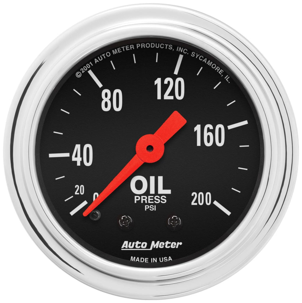 AutoMeter0-200 Oil Pressure Gauge