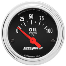 Load image into Gallery viewer, AutoMeter0-100 Oil Pressure Gauge