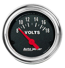 Load image into Gallery viewer, AutoMeter8-18V Voltmeter Gauge