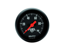 Load image into Gallery viewer, AutoMeterZ-Series 2-1/16in Fuel Pressure Gauge 0-100psi