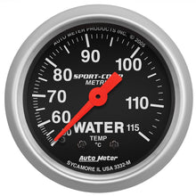 Load image into Gallery viewer, AutoMeter2-5/8 S/C Water Temp Gauge - Metric