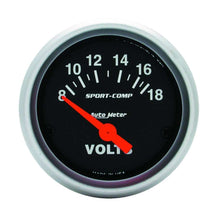 Load image into Gallery viewer, AutoMeter2in Mini Sport Comp VOLTMETER