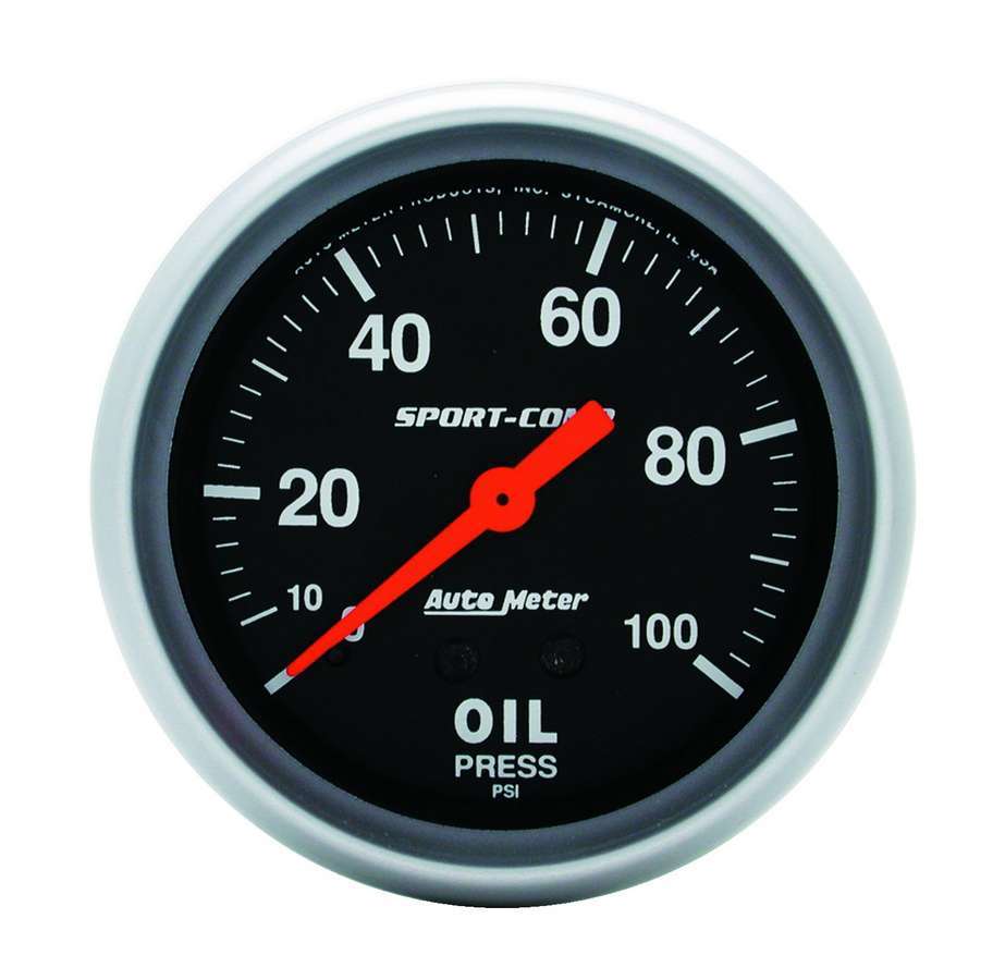 AutoMeter0-100 Oil Pressure Gauge