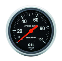 Load image into Gallery viewer, AutoMeter0-100 Oil Pressure Gauge