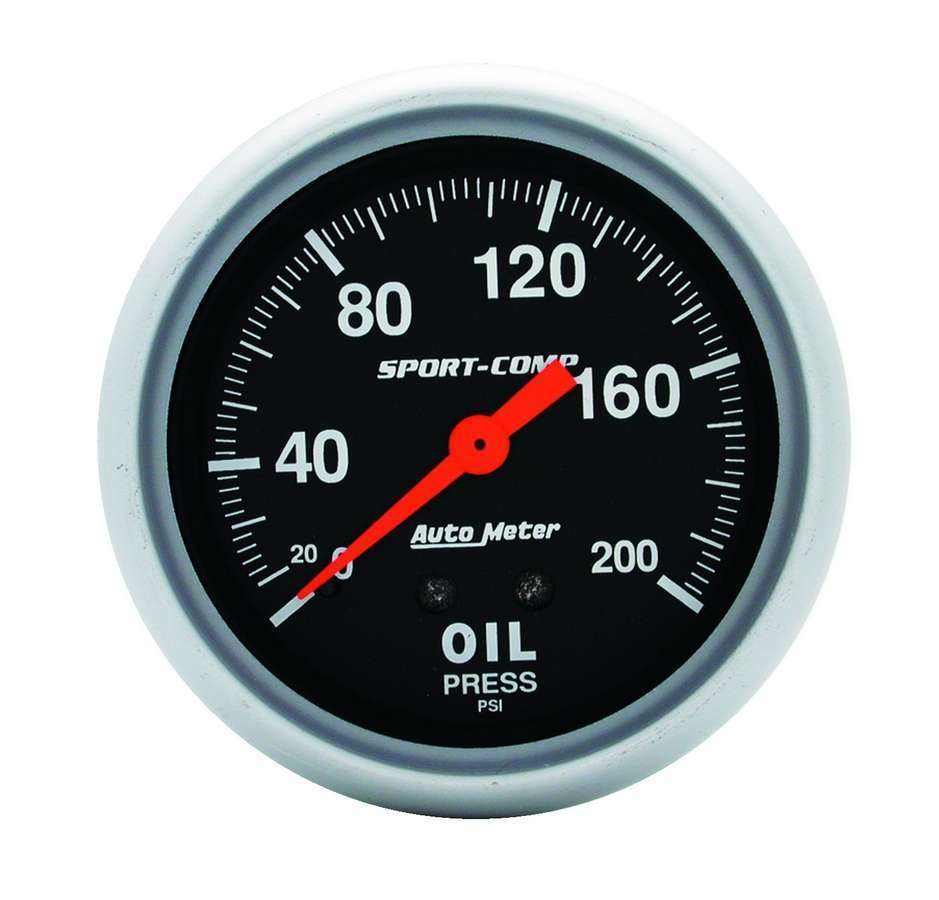 AutoMeter0-200 Oil Pressure Gauge