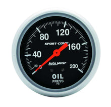 Load image into Gallery viewer, AutoMeter0-200 Oil Pressure Gauge