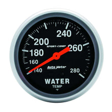 Load image into Gallery viewer, AutoMeter140-280 Water Temp Gauge