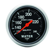 Load image into Gallery viewer, AutoMeter120-240 Water Temp Gauge