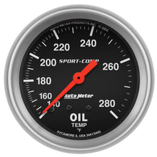 Load image into Gallery viewer, AutoMeter140-280 Oil Temp Gauge