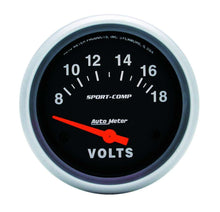 Load image into Gallery viewer, AutoMeter8-18 Voltmeter Gauge