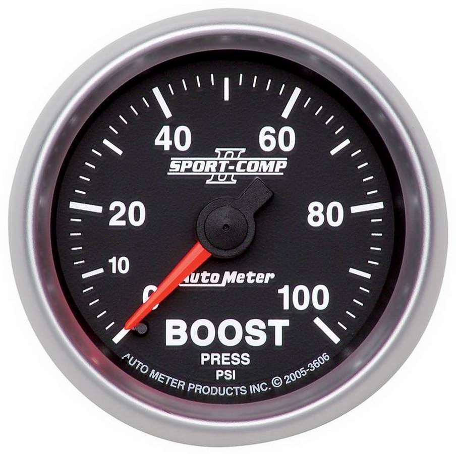 AutoMeter2-1/16in S/C II Boost Gauge 0-100psi