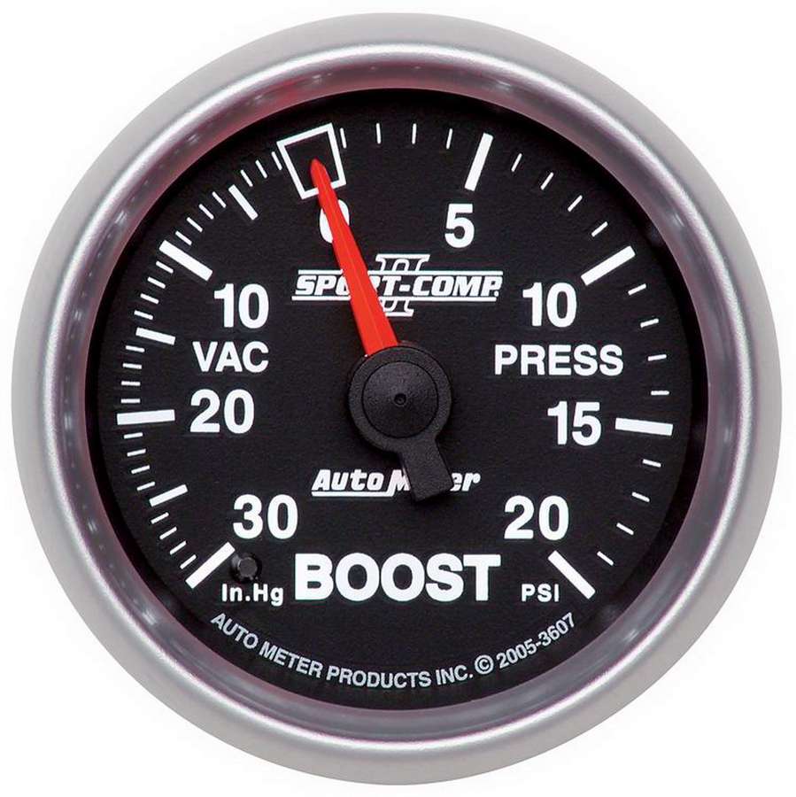 AutoMeter2-1/16in S/C II Boost Gauge 30inhg/20psi