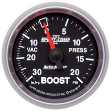 Load image into Gallery viewer, AutoMeter2-1/16in S/C II Boost Gauge 30inhg/20psi