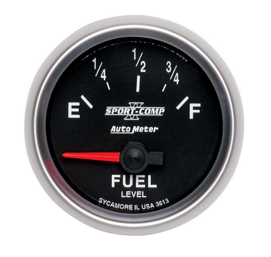 AutoMeter2-1/16in S/C II Fuel Level Gauge 0-90ohms