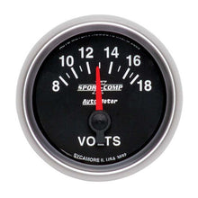 Load image into Gallery viewer, AutoMeter2-1/16in S/C II Voltmeter 8-18