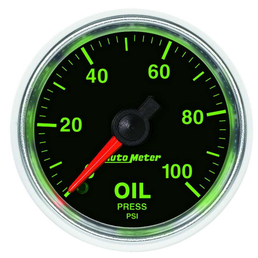 AutoMeter2-1/16 GS Oil Pressure Gauge - 0-100psi