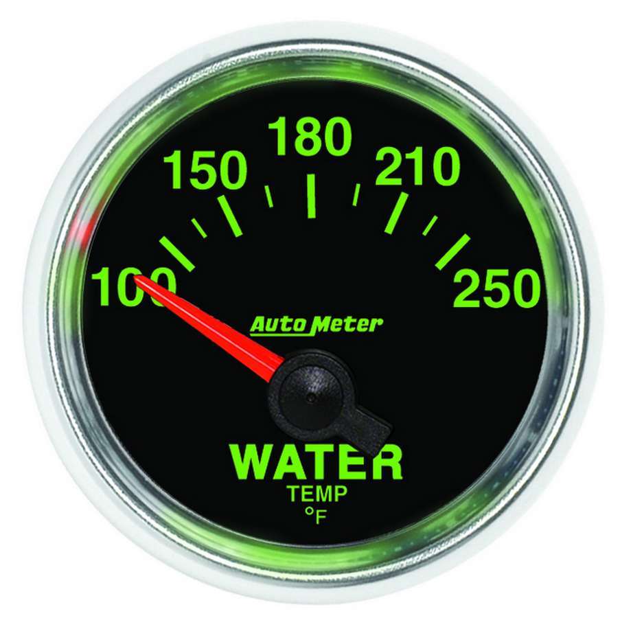 AutoMeter2-1/16 GS Water Temp Gauge - 100-250