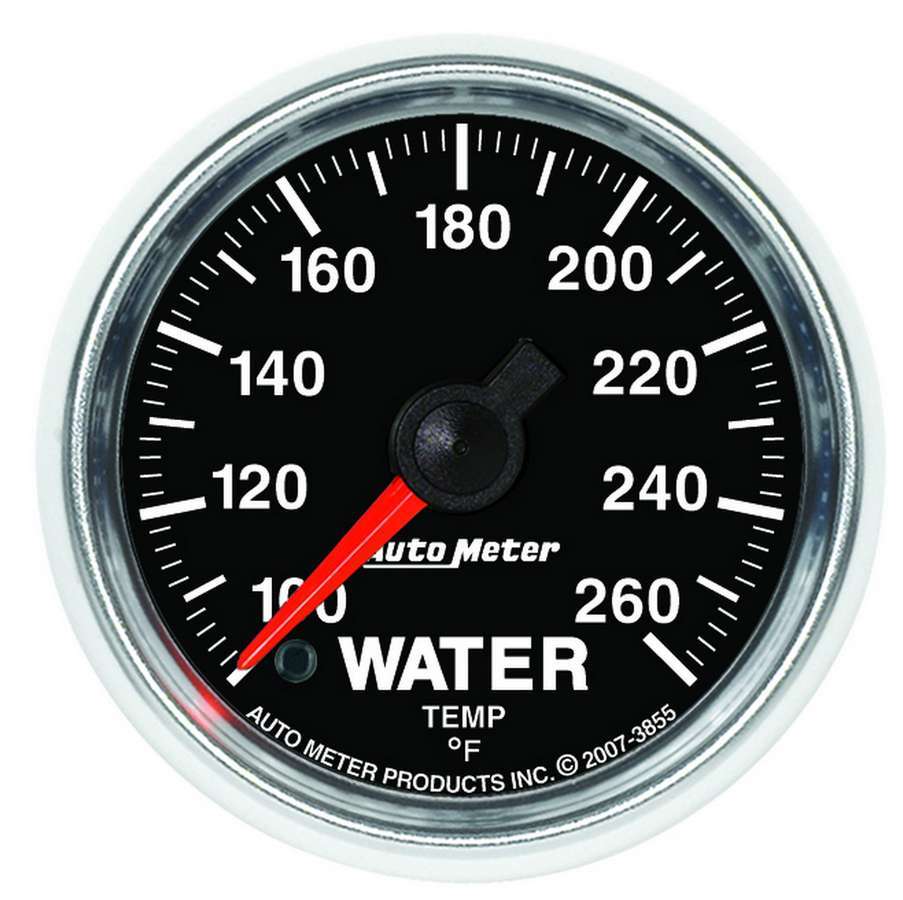 AutoMeter2-1/16 GS Water Temp Gauge - 100-260