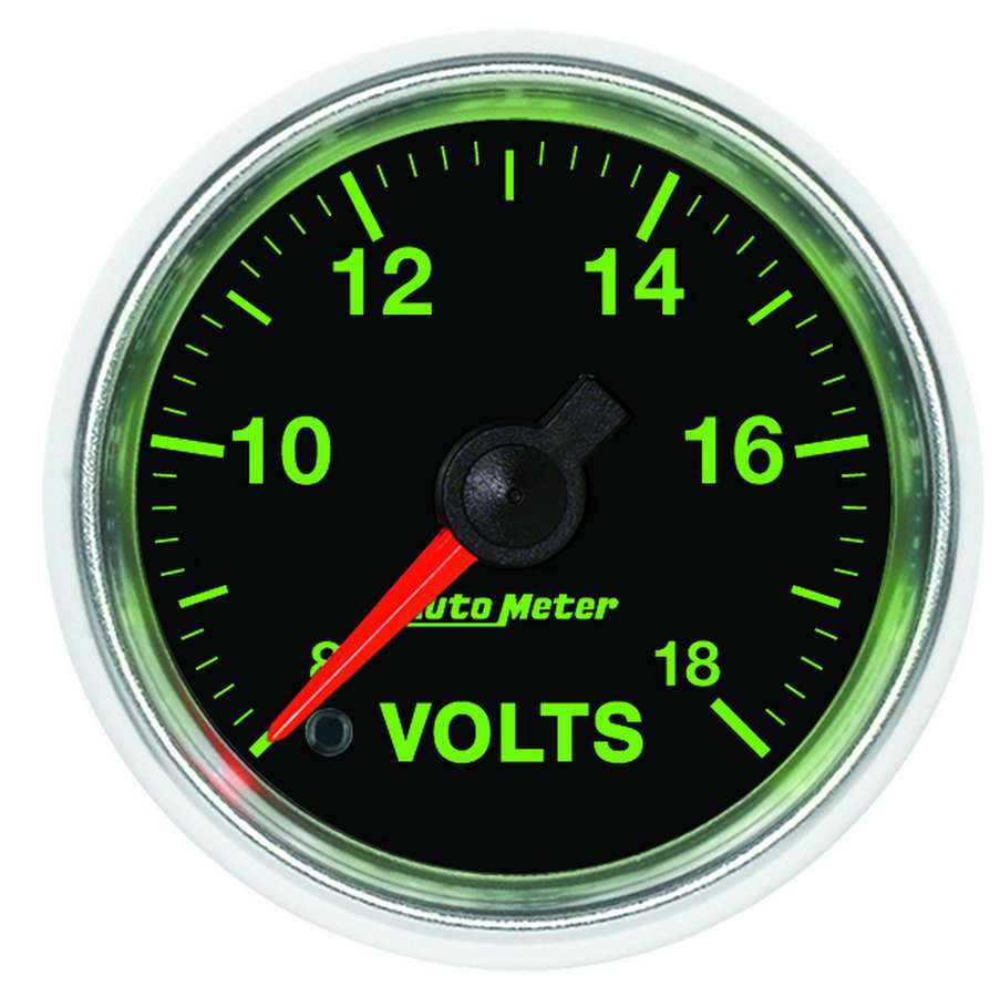 AutoMeter2-1/16 GS Voltmeter Gauge - 8-18