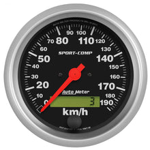 Load image into Gallery viewer, AutoMeter3-3/8 S/C 190KPH Speedo - Electric