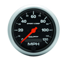 Load image into Gallery viewer, AutoMeter3-3/8in Sport Comp. Elec. 120MPH Speedometer