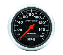 Load image into Gallery viewer, AutoMeter3-3/8in S/C Electric Speedo - 160MPH