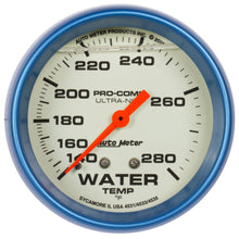 Load image into Gallery viewer, AutoMeter2-5/8 Ultra-Nite Water Temp Gauge 140-280