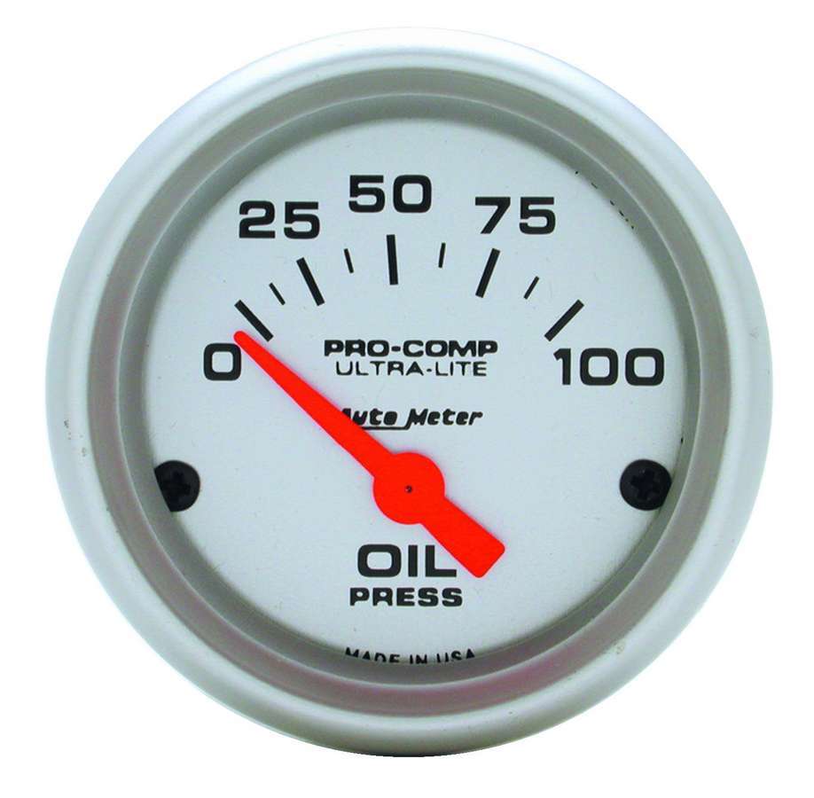 AutoMeter2-1/16in U/L Oil Pressure Gauge 0-100psi