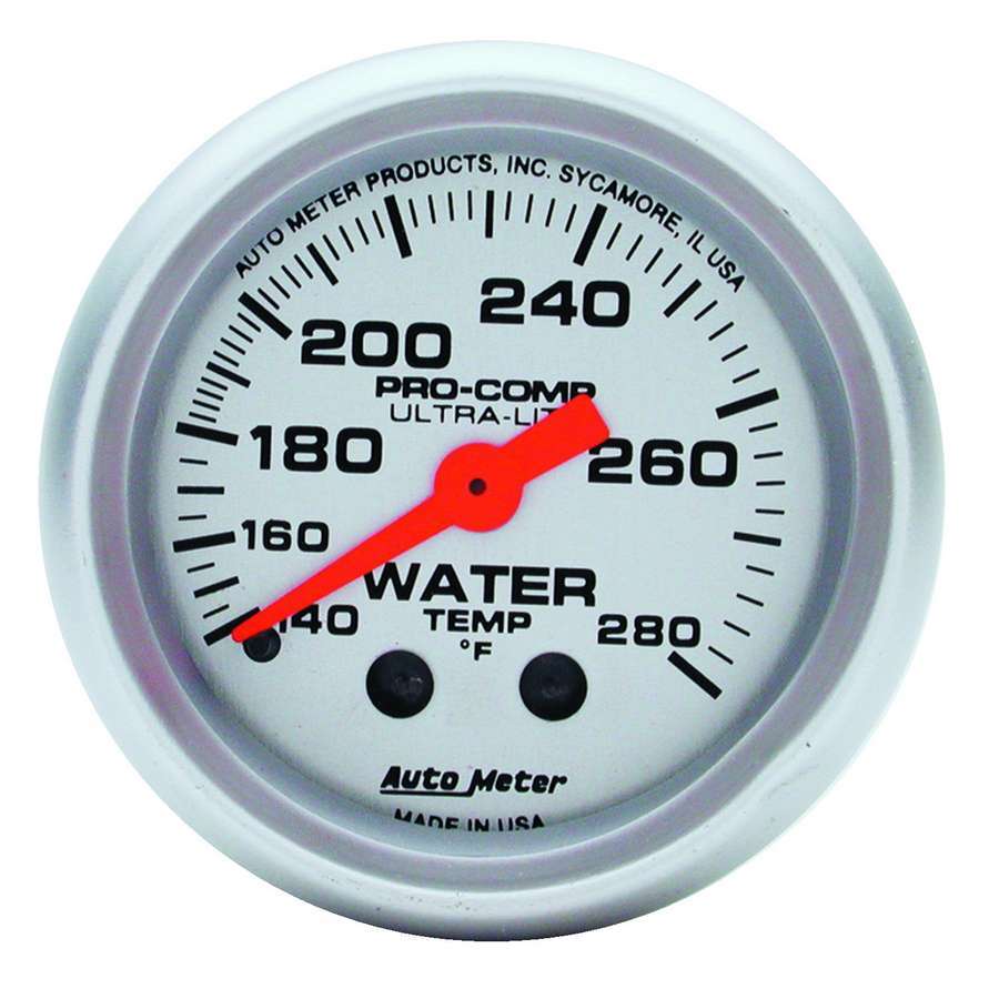 AutoMeter2-1/16in U/L Water Temp Gauge 140-280