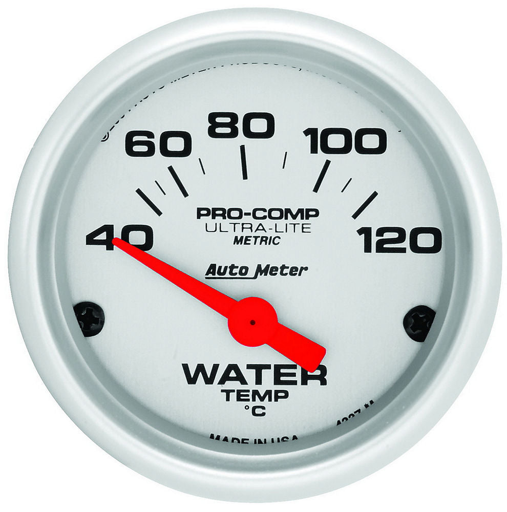 AutoMeter2-1/16 U/L Water Temp Gauge - Metric 40-120C