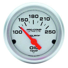 Load image into Gallery viewer, AutoMeter2-1/16in Ultra Light Oil Temp. Gauge