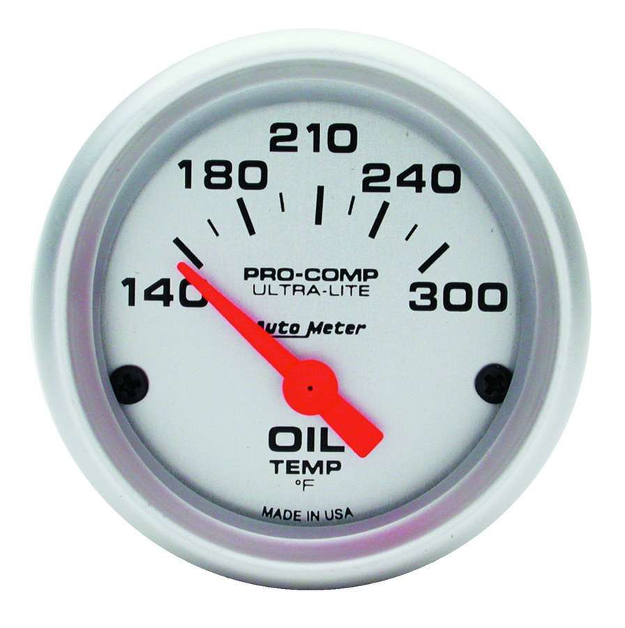 AutoMeterUltra-Lite 2-1/16 Oil Temp. 140-300 F. Elect.