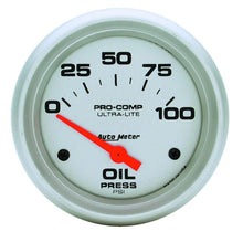 Load image into Gallery viewer, AutoMeterUltra-Lite Oil Pressure