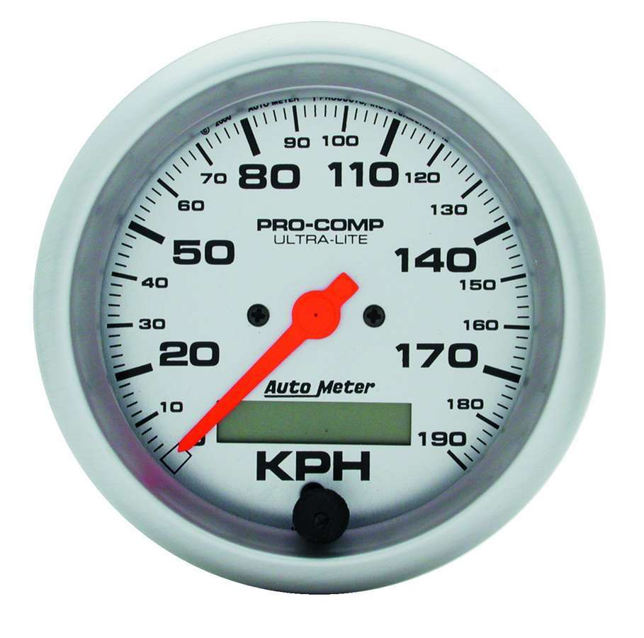 AutoMeter3-3/8in U/L Speedometer 190KPH Metric