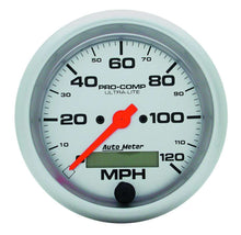 Load image into Gallery viewer, AutoMeter3-3/8in Ultra-Lite Elec. 120MPH Speedometer